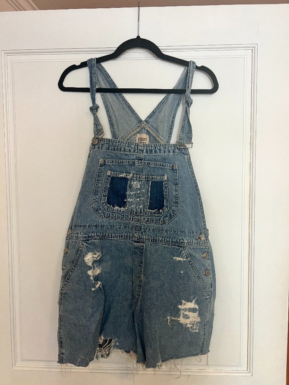 Distressed Overalls